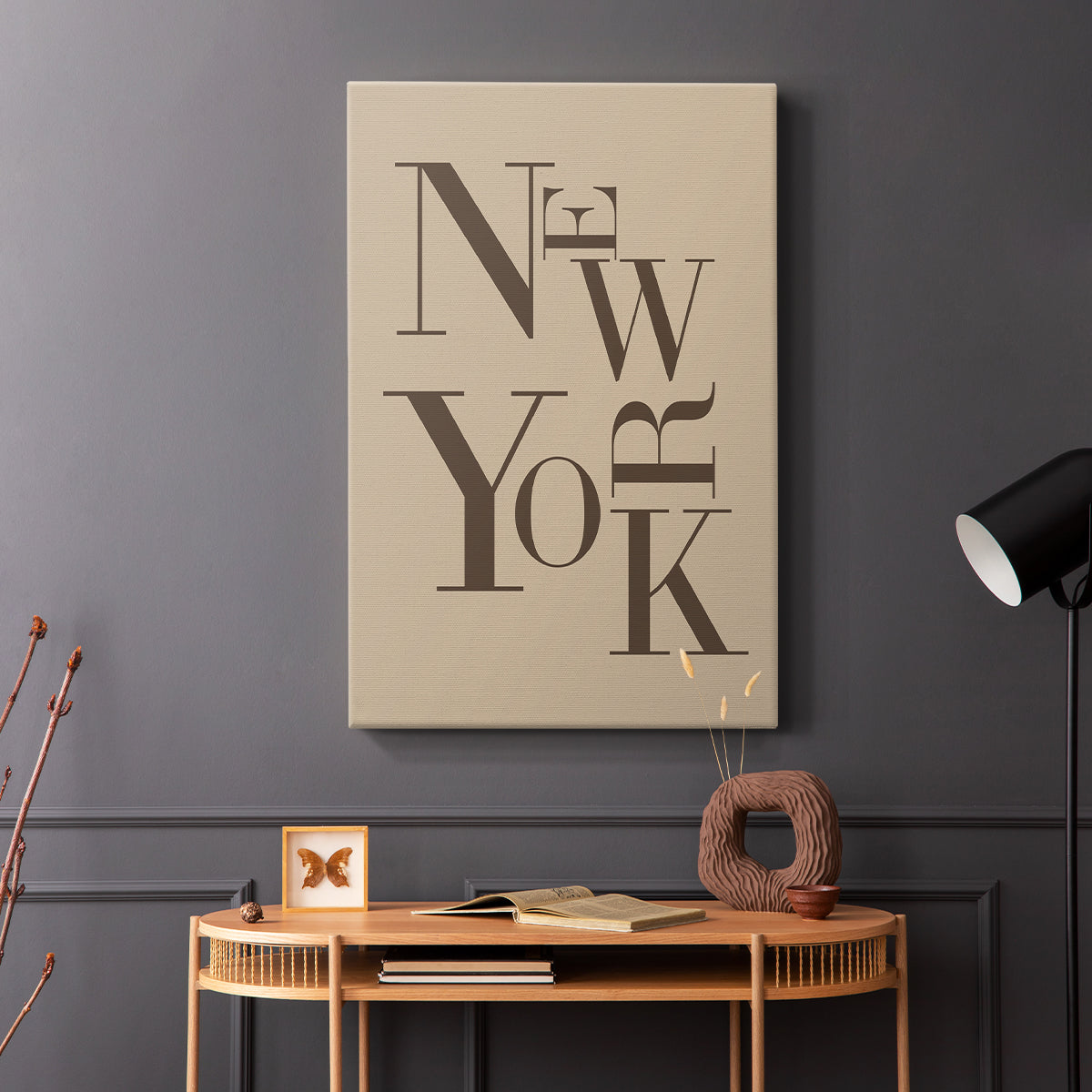 Neutral City Center Type I - Canvas Art Print