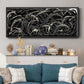 Linear Movement I - Floater Framed Canvas Print