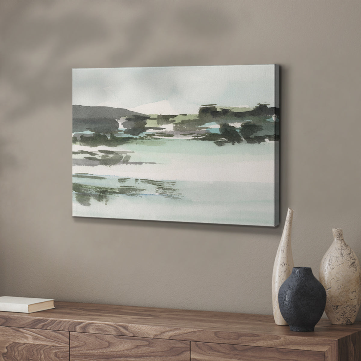 Turquoise Marsh II - Canvas Art Print