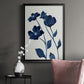 Indigo Bloom I - Modern Framed Canvas Print