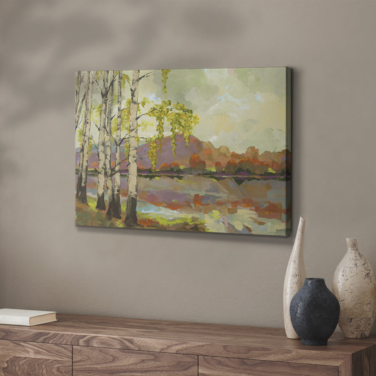 Birch Stand - Canvas Art Print