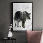 Bear Totem - Modern Framed Canvas Print