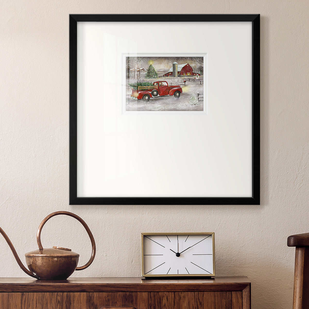 Making Christmas Memories Premium Framed Print Double Matboard