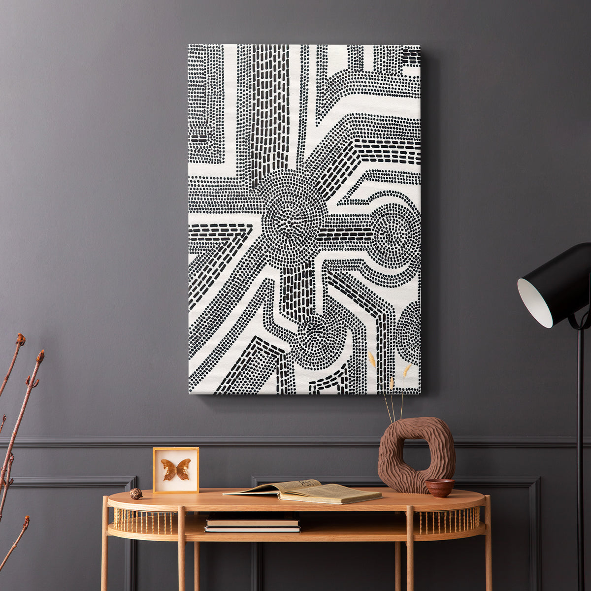 Dots and Dashes II - Canvas Art Print