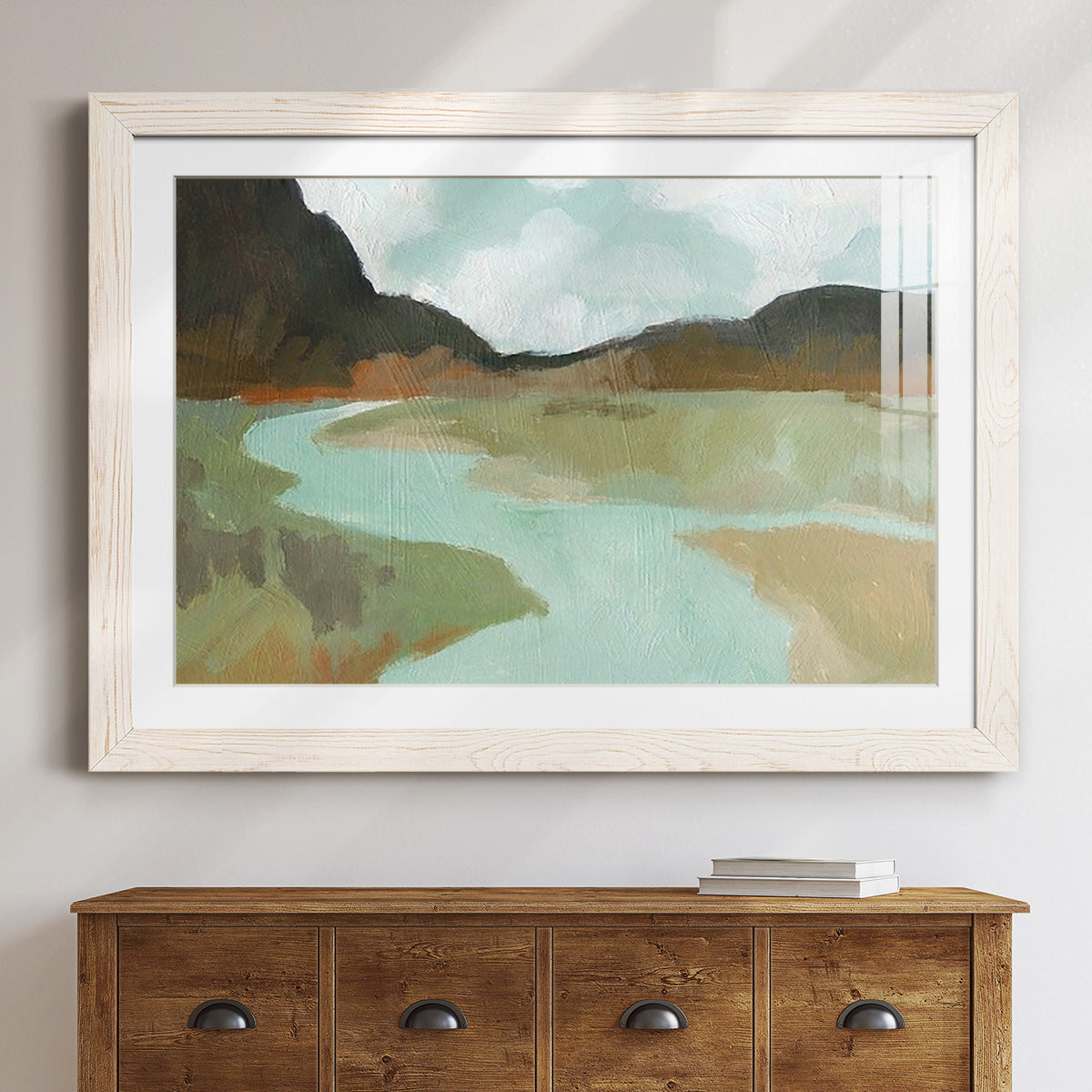 Coldwater Hills II - Barnwood Framed Art Print
