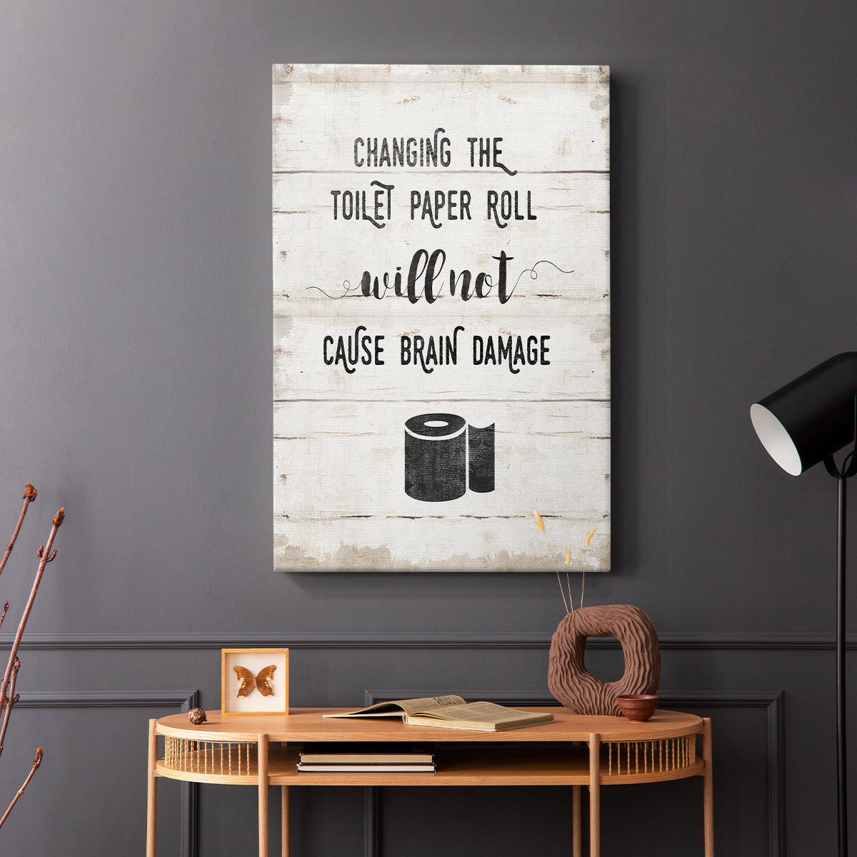 Changing the Roll - Canvas Art Print