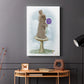 Rabbit and Agapanthus - Canvas Art Print