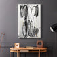 Grey Scribbles II - Canvas Art Print