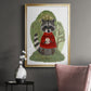 Hot Chocolate Raccoon - Modern Framed Canvas Print