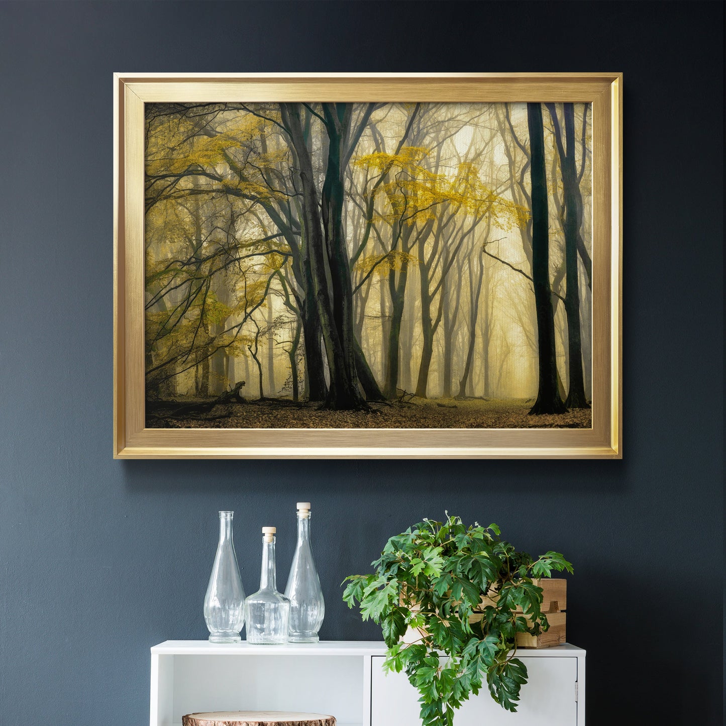 In Love with Golden Fall Premium Classic Framed Canvas - Ready to Hang