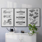 Industrial Flight - Floater Framed Canvas Set
