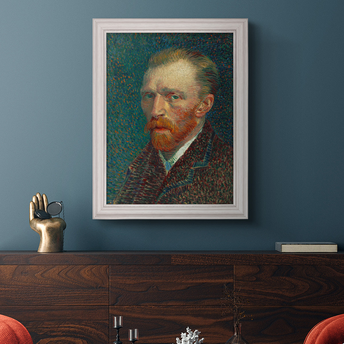 Self-Portrait, 1887 - Ornate Framed Canvas Print