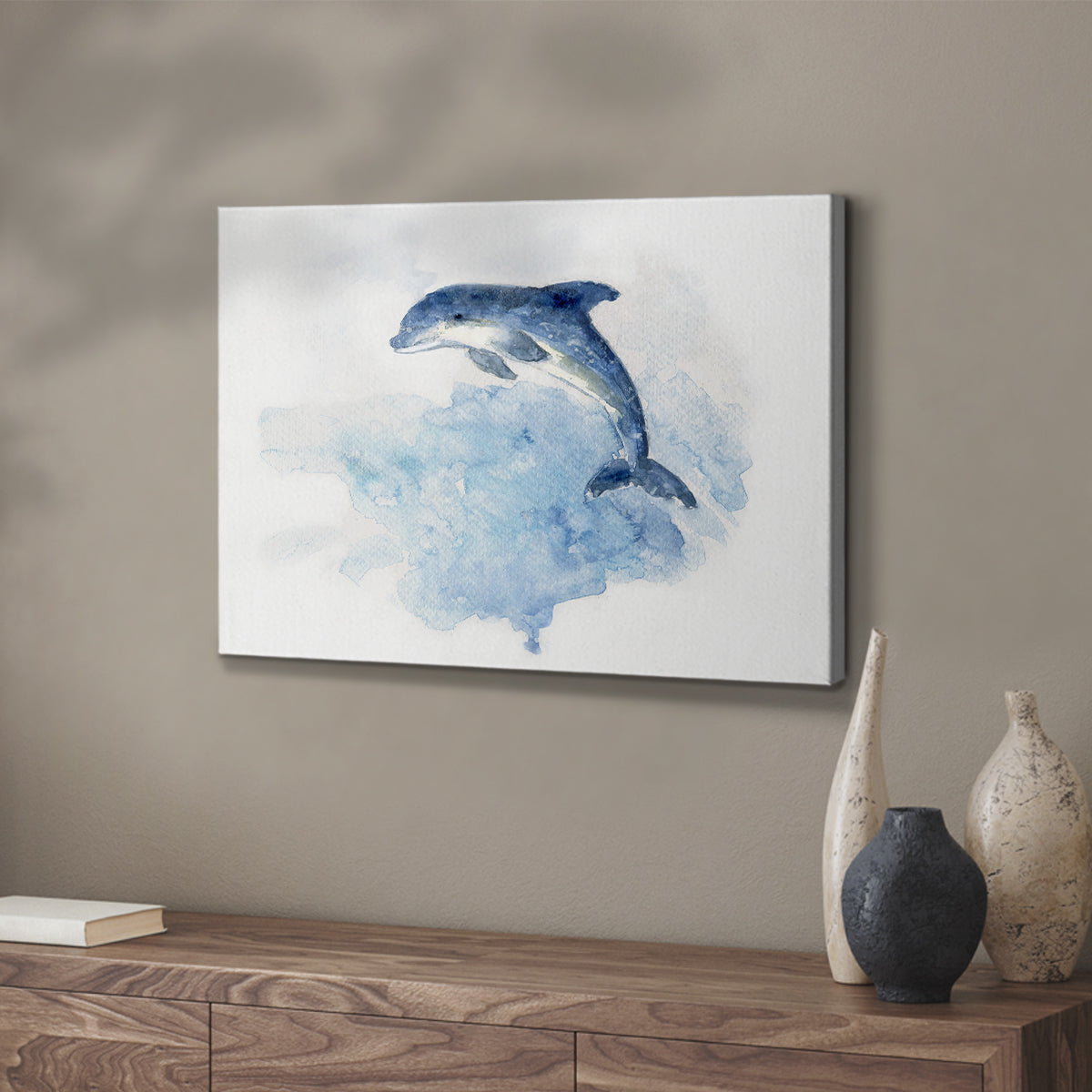 Wave Jumping - Canvas Art Print