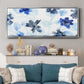 Blue Gossamer Garden V - Floater Framed Canvas Print