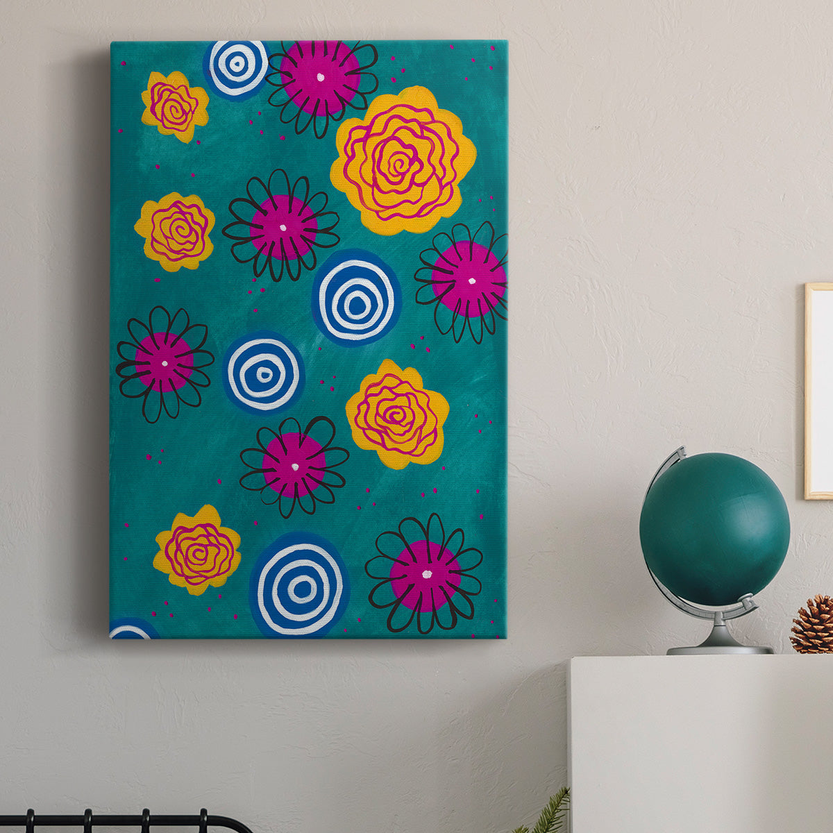 Flower Pop II - Canvas Art Print