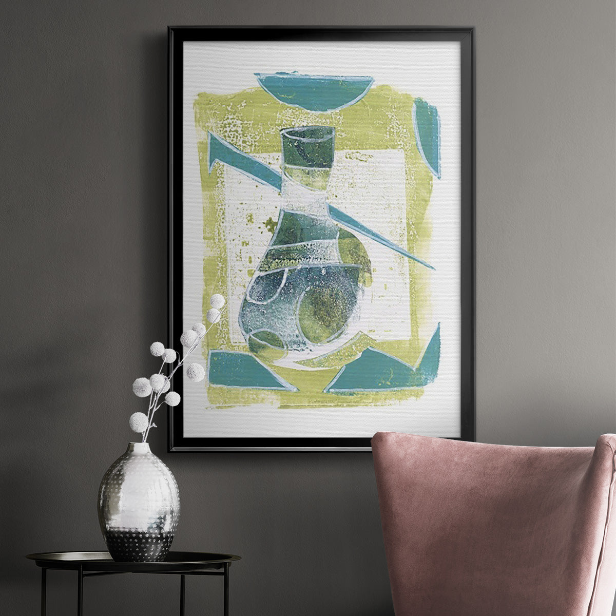 Jubilee Jugs VI - Modern Framed Canvas Print