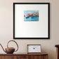 Primary Boats I Premium Framed Print Double Matboard