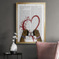 Boxer Love - Modern Framed Canvas Print