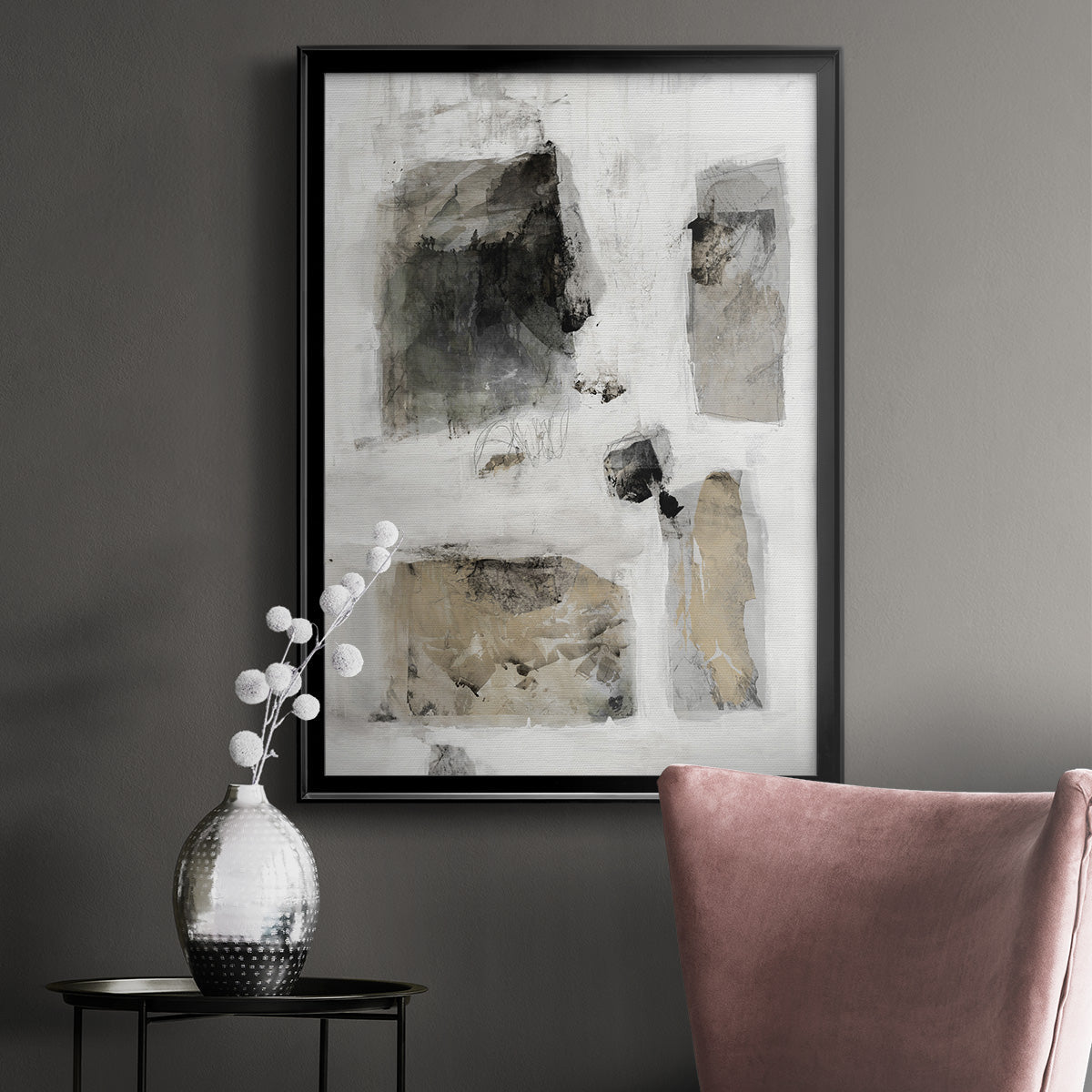 A Simple Love I - Modern Framed Canvas Print