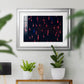 Crimson Constellation - Modern Framed Art Print