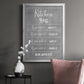 Bon Appetit - Modern Framed Canvas Print