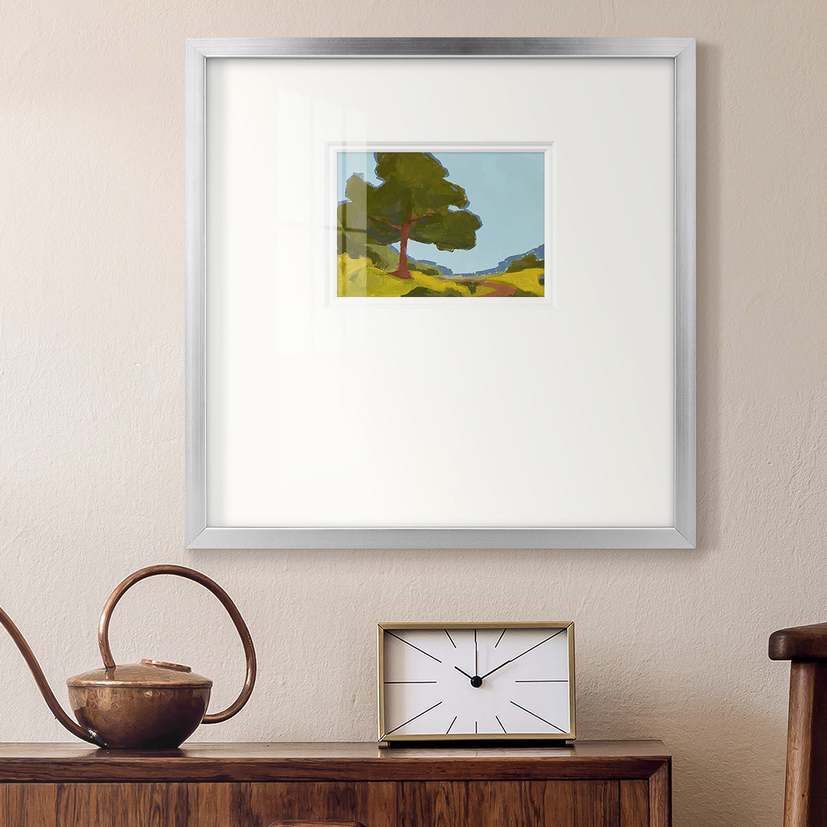 Bright Park II Premium Framed Print Double Matboard