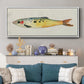 Fanciful Fish I - Floater Framed Canvas Print