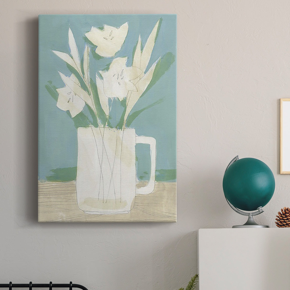 Muted Spring Arrangement III - Canvas Art Print