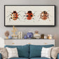 Ladybug Display II - Floater Framed Canvas Print