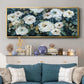 Moonlit Garden I - Floater Framed Canvas Print