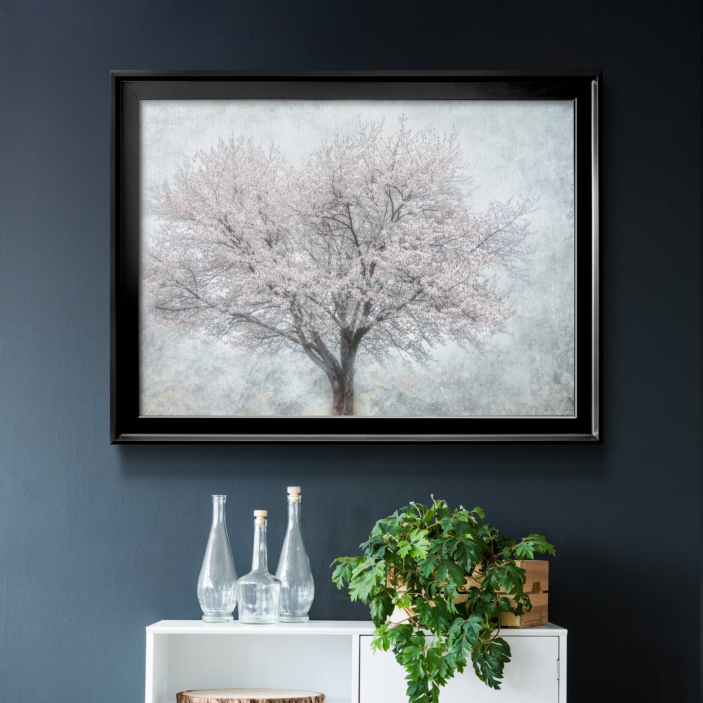 A Feel of Spring II - Modern Framed Canvas Print