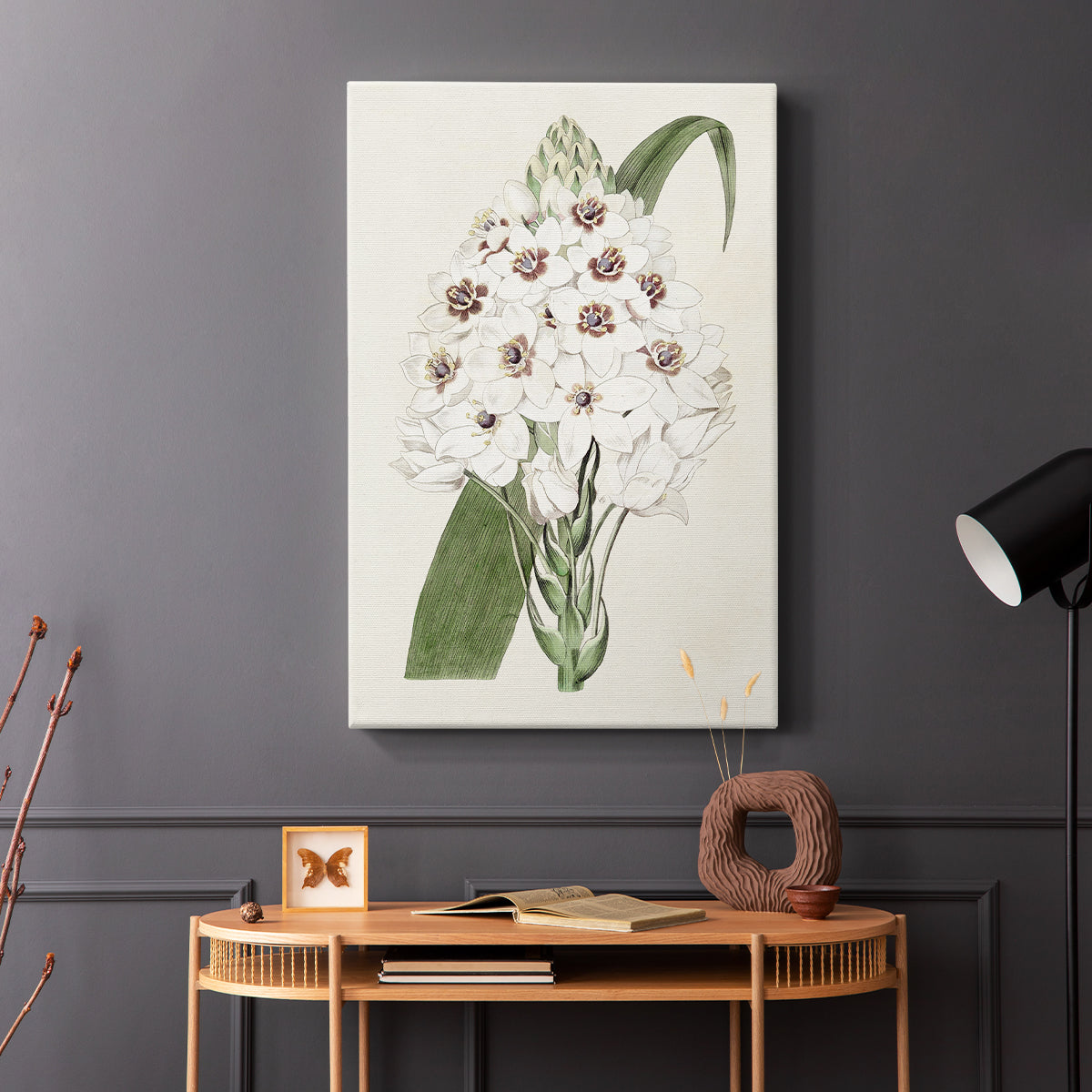 Flore Albo II - Canvas Art Print