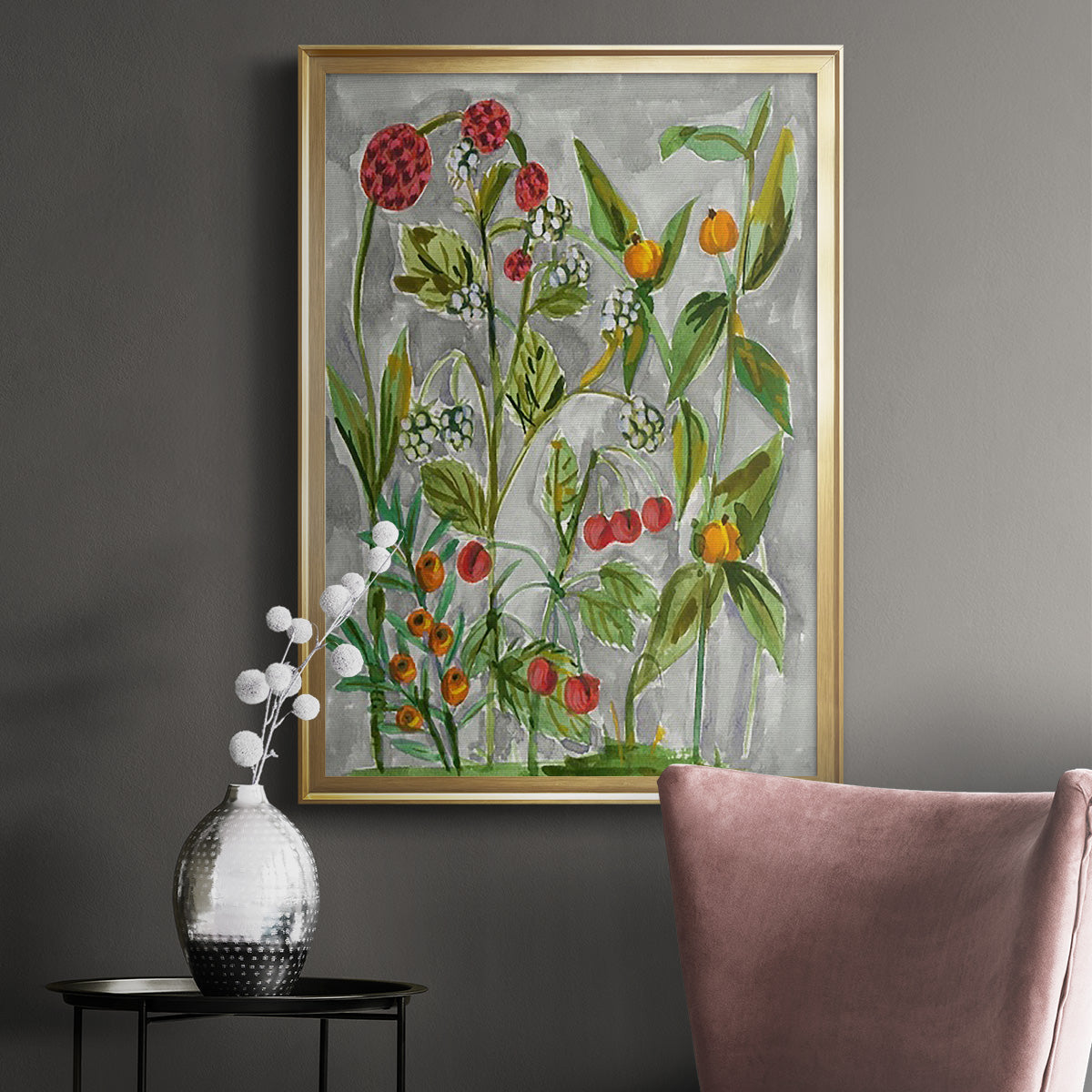 Dear Nature II - Modern Framed Canvas Print