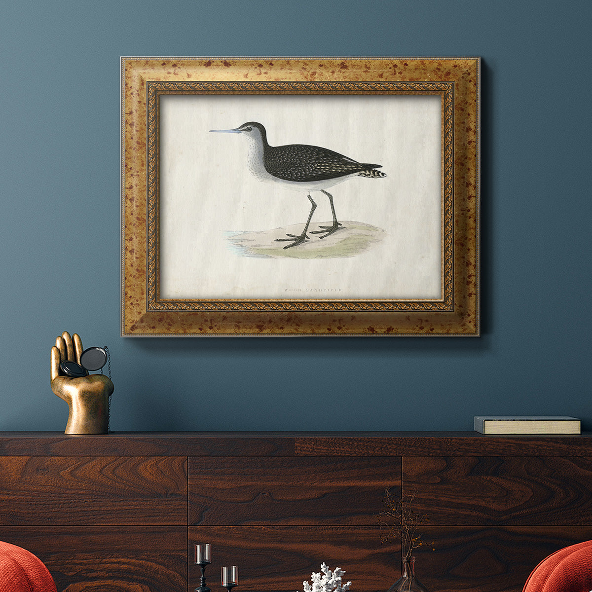 Morris Sandpipers VIII Premium Framed Canvas- Ready to Hang