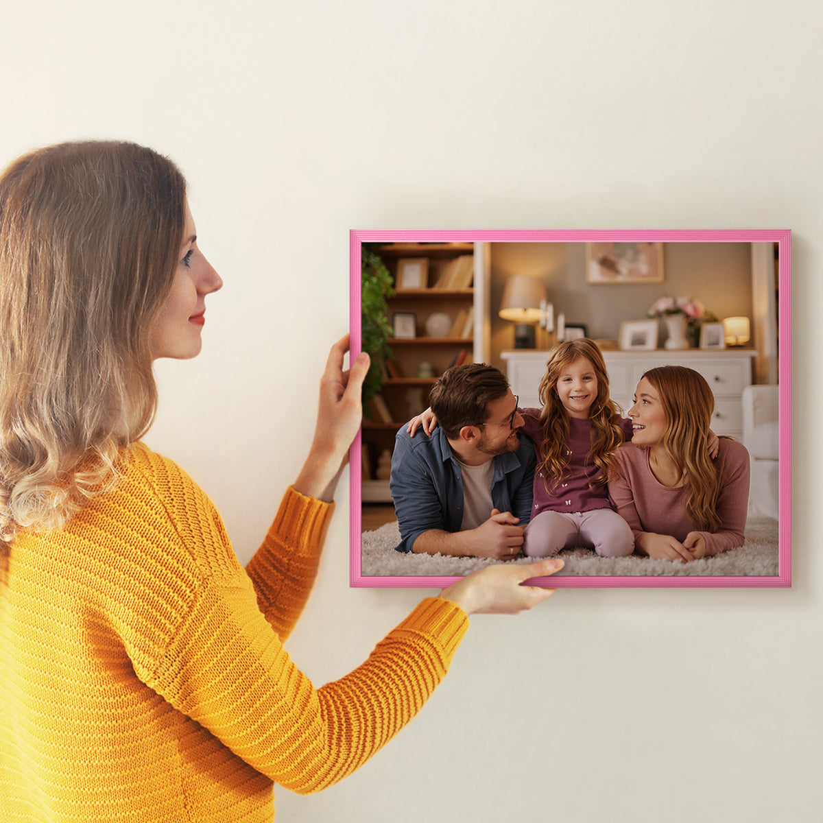 Set of 2 Restickable Custom Framed Photos - 20" x 16"