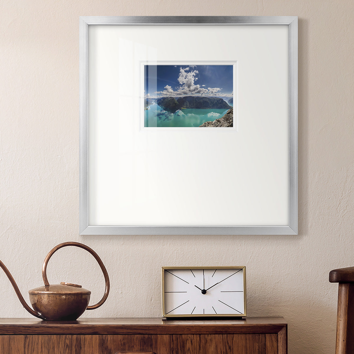 Reflection I Premium Framed Print Double Matboard