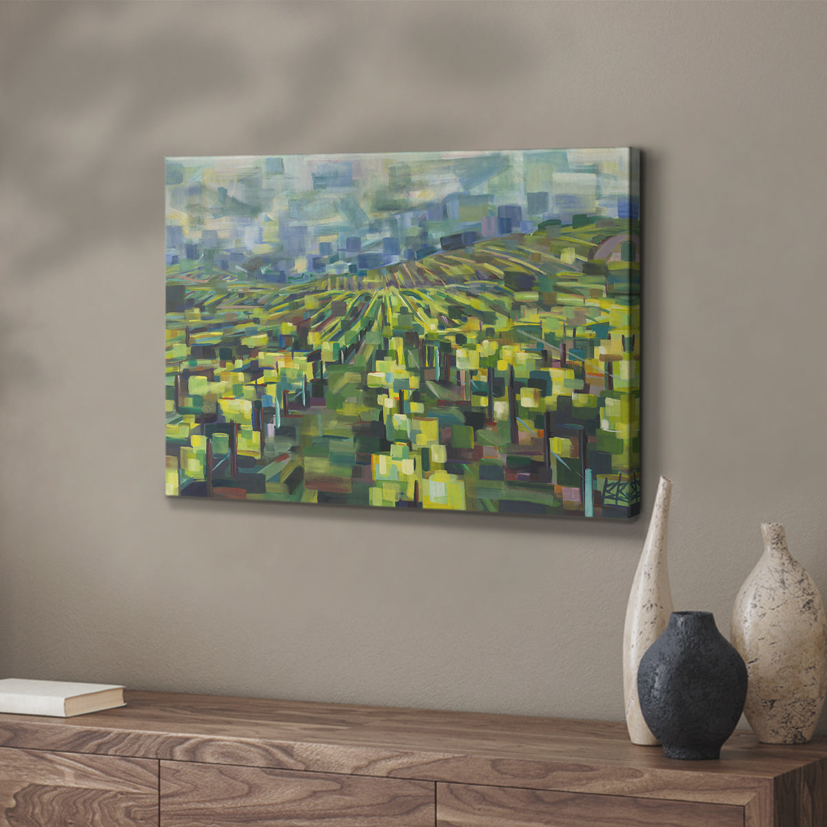 Yellow Grapevines Forever - Canvas Art Print