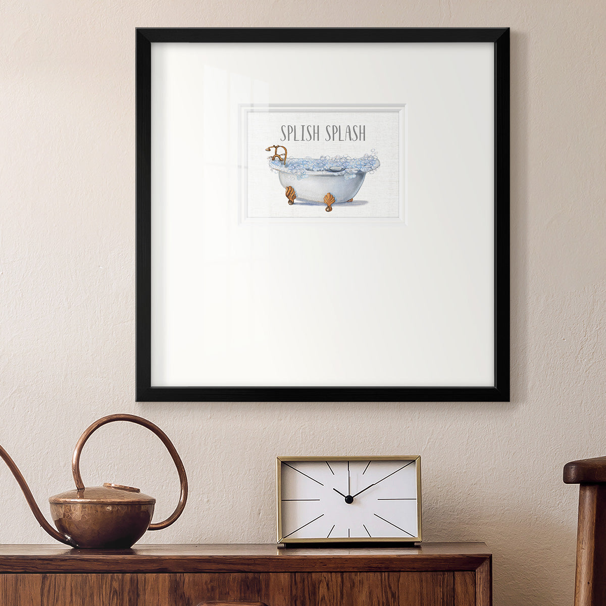 Splish Splash Premium Framed Print Double Matboard