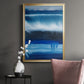 Deep Blue Shore II - Modern Framed Canvas Print