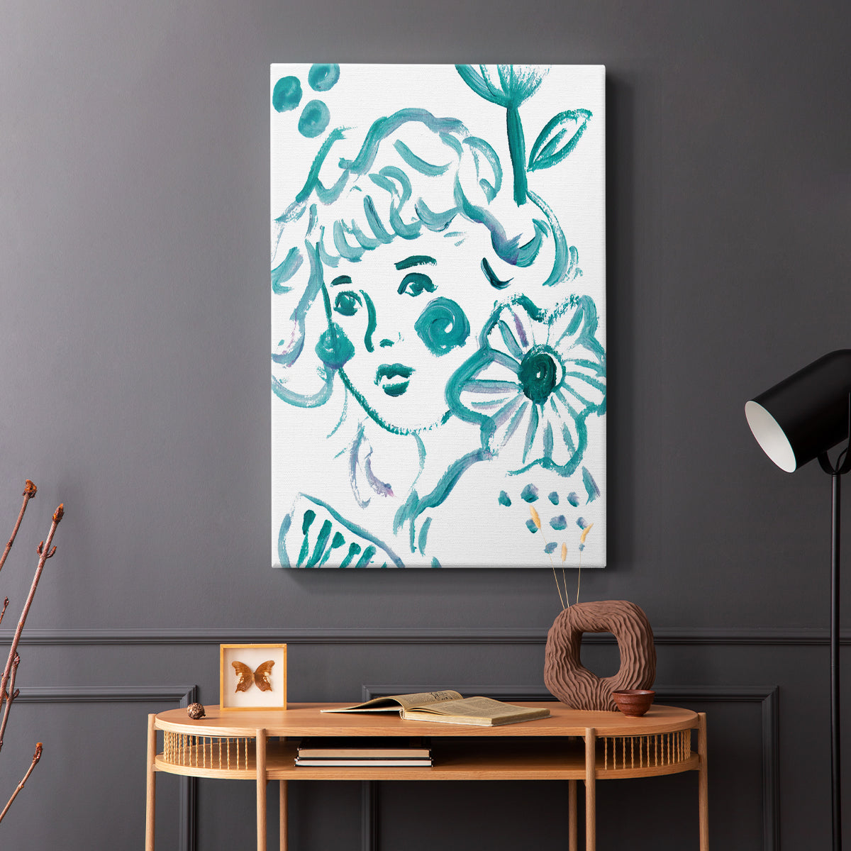 Budding Flower II - Canvas Art Print