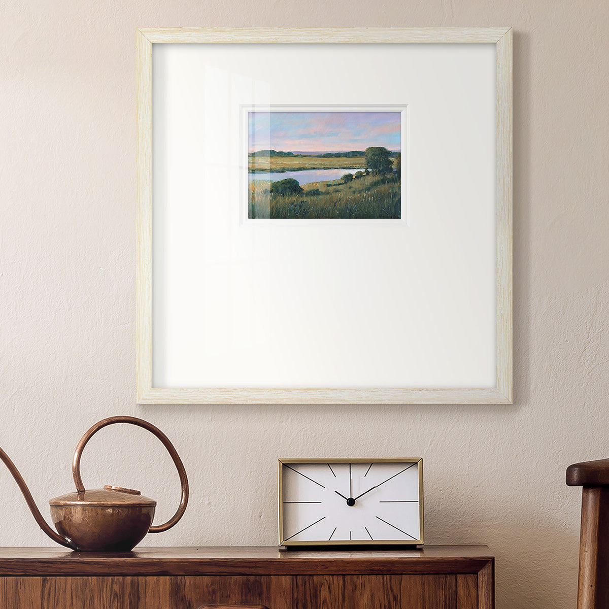 Spring Marsh II Premium Framed Print Double Matboard