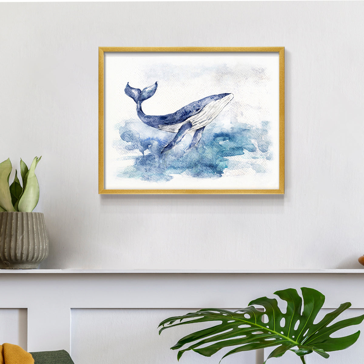 45573,whale,ocean,watercolor,painting,marine life,art,nature,blue,aquatic,surfacing,tranquil,wildlife,sea,animal,creative,illustration,water,beauty,environment,serene,ocean waves,natural habitat,fluke,graceful,peaceful,splash,oceanic,underwater,movement,glassy water,coastal,wild,ocean view,marine environment,fine art,tranquility,blue tones,fluid,Re-stickable,Nautical & Beach