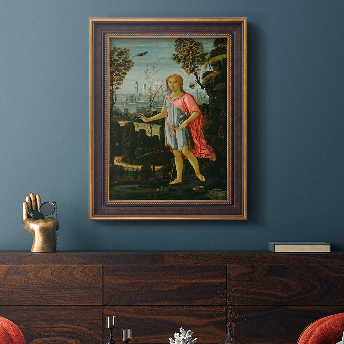 Saint John the Baptist - Ornate Framed Canvas Print