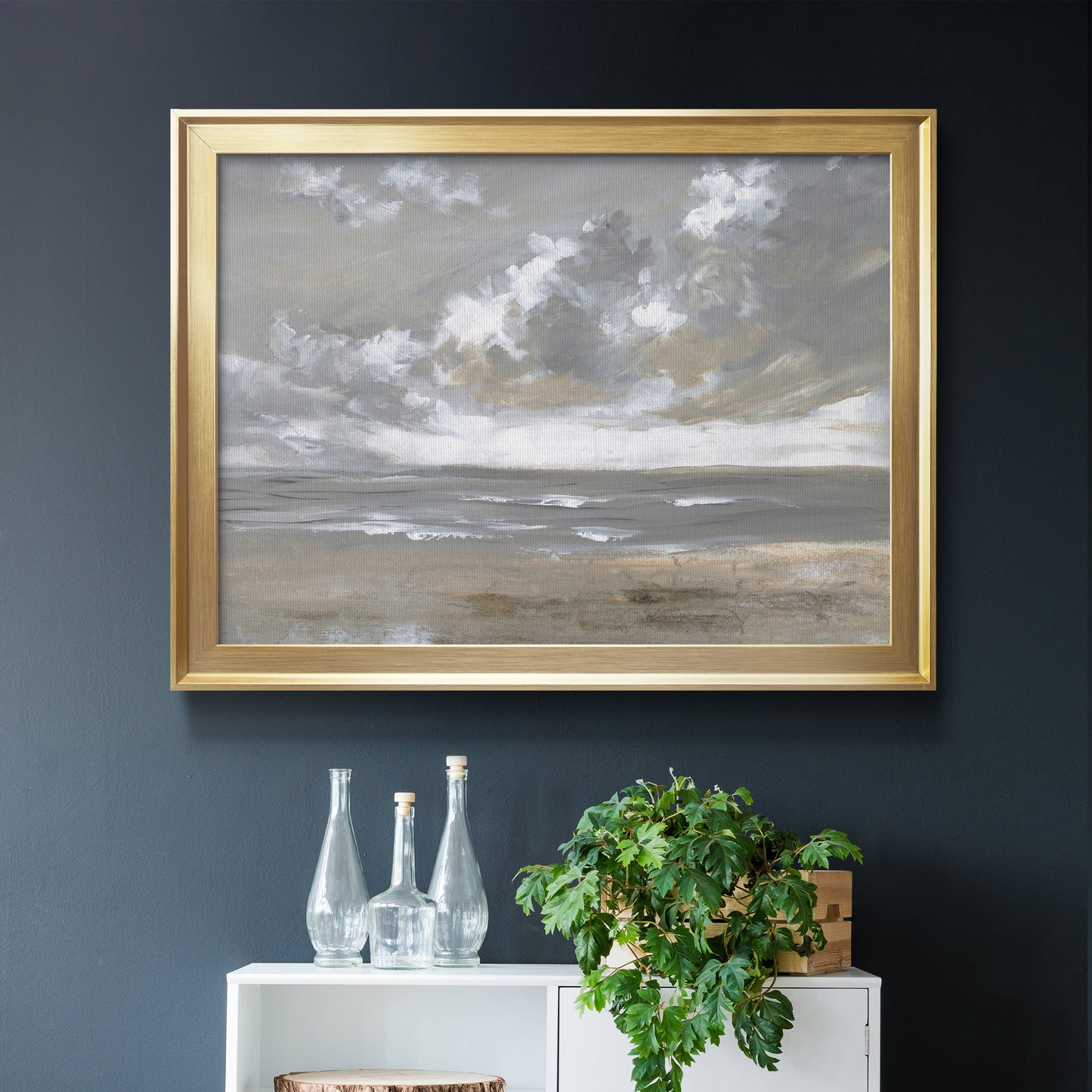 Windswept - Modern Framed Canvas Print