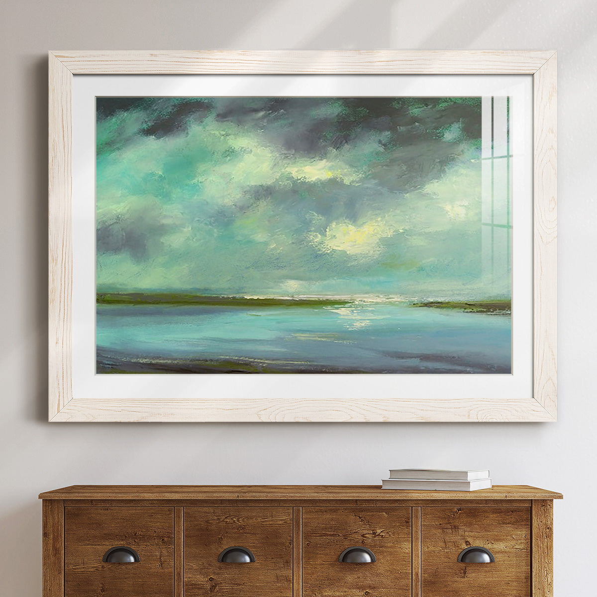 Lagoon - Barnwood Framed Art Print