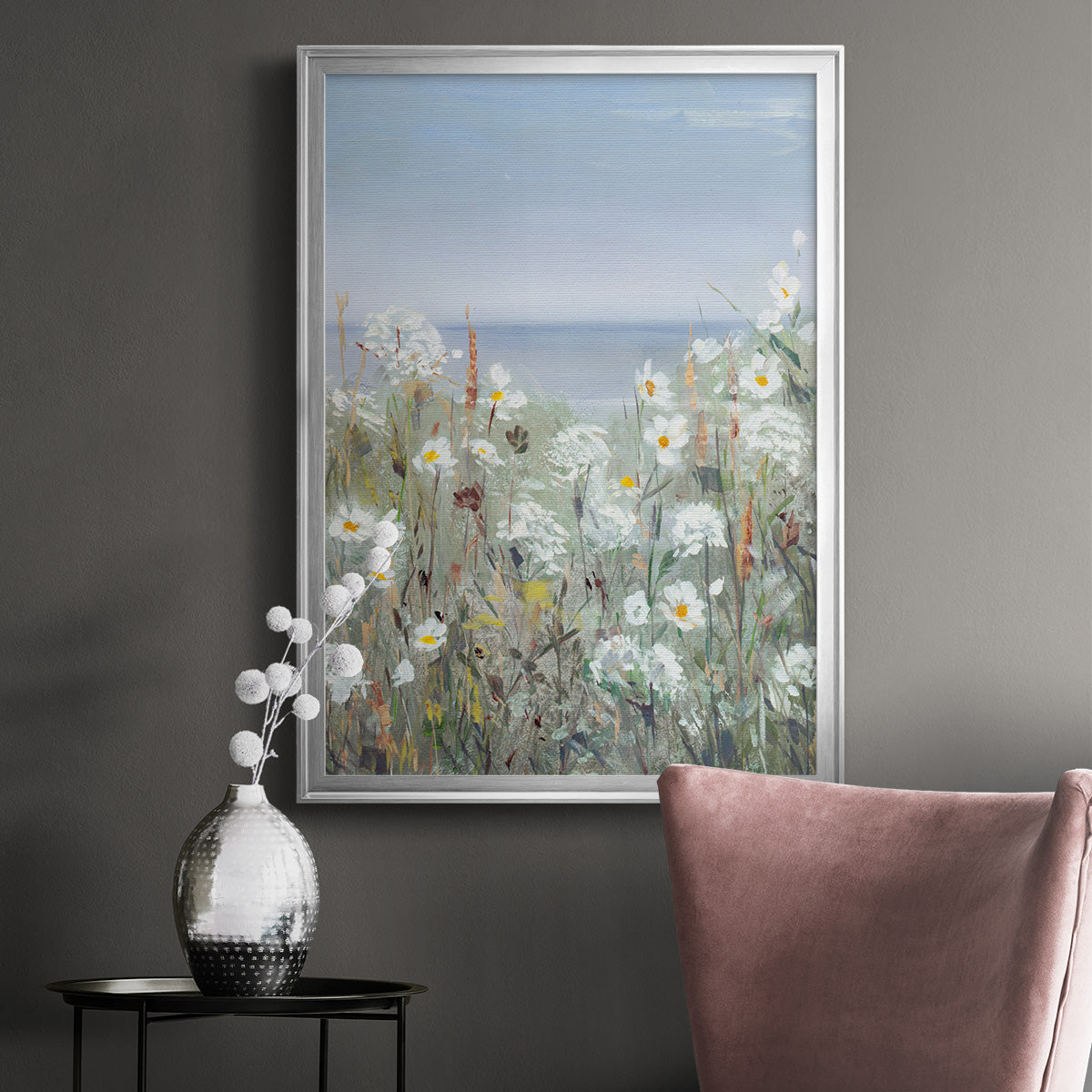 Wild Sea Breeze II - Modern Framed Canvas Print