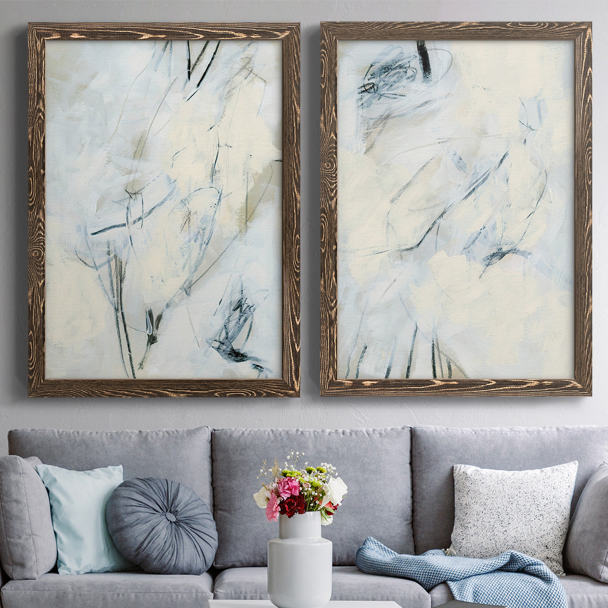 Liminal Space I - Premium Framed Canvas 2 Piece Set - Ready to Hang