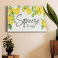 Lemon Squeeze Premium Gallery Wrapped Canvas - Ready to Hang