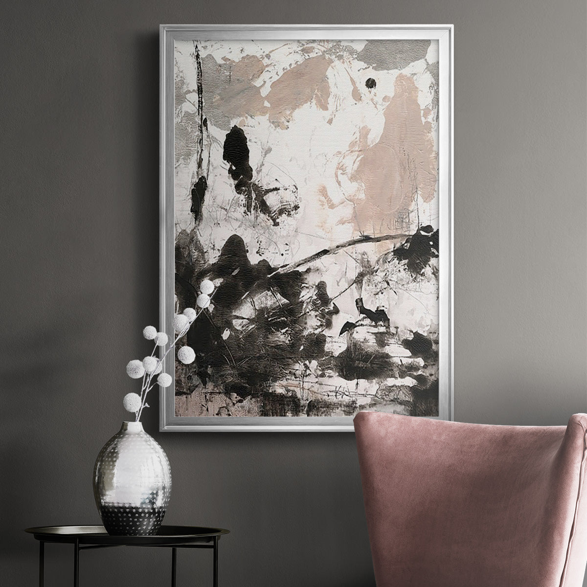 Disarray II - Modern Framed Canvas Print