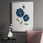 Blue Poppies - Modern Framed Canvas Print